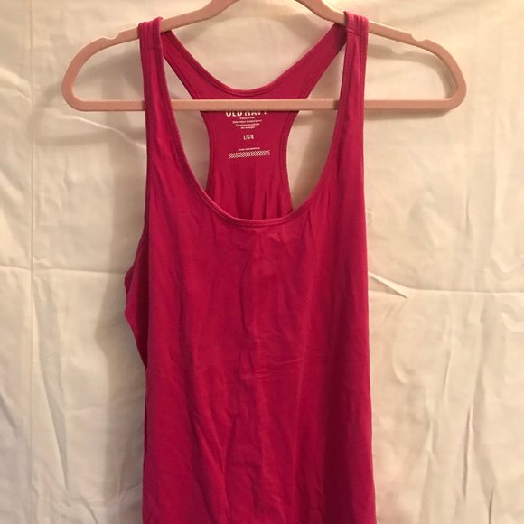 Old Navy Pink Tank Top Size Large - Picture 1 of 2